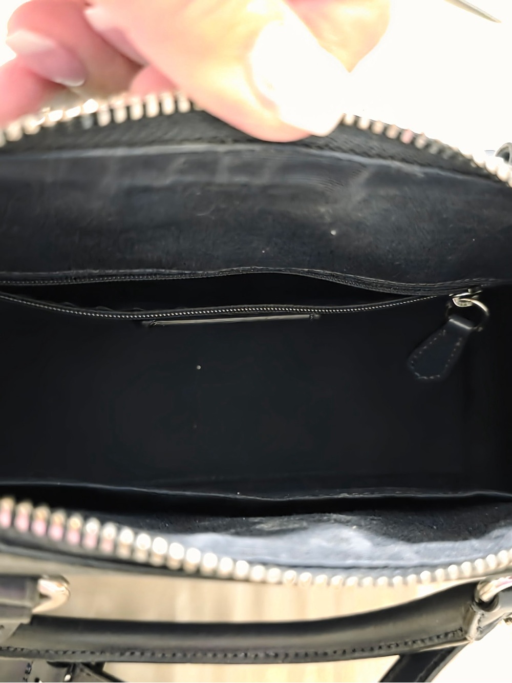 Coach Black Snowflake Print Mini Satchel - Coach and wallet - Picture 3 of 5